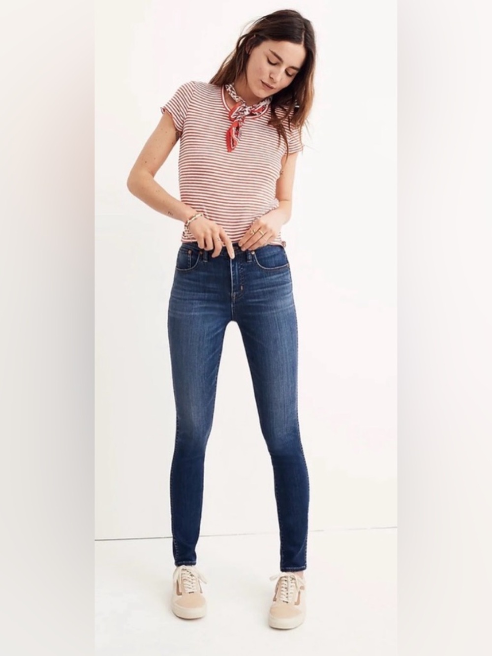 Madewell High Riser Skinny Denim Jeans Size 25